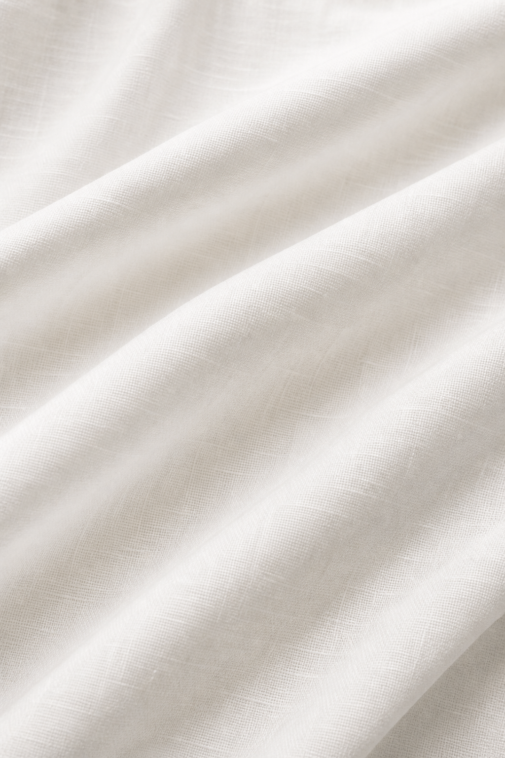 Material detail for Aube White Linen Dress