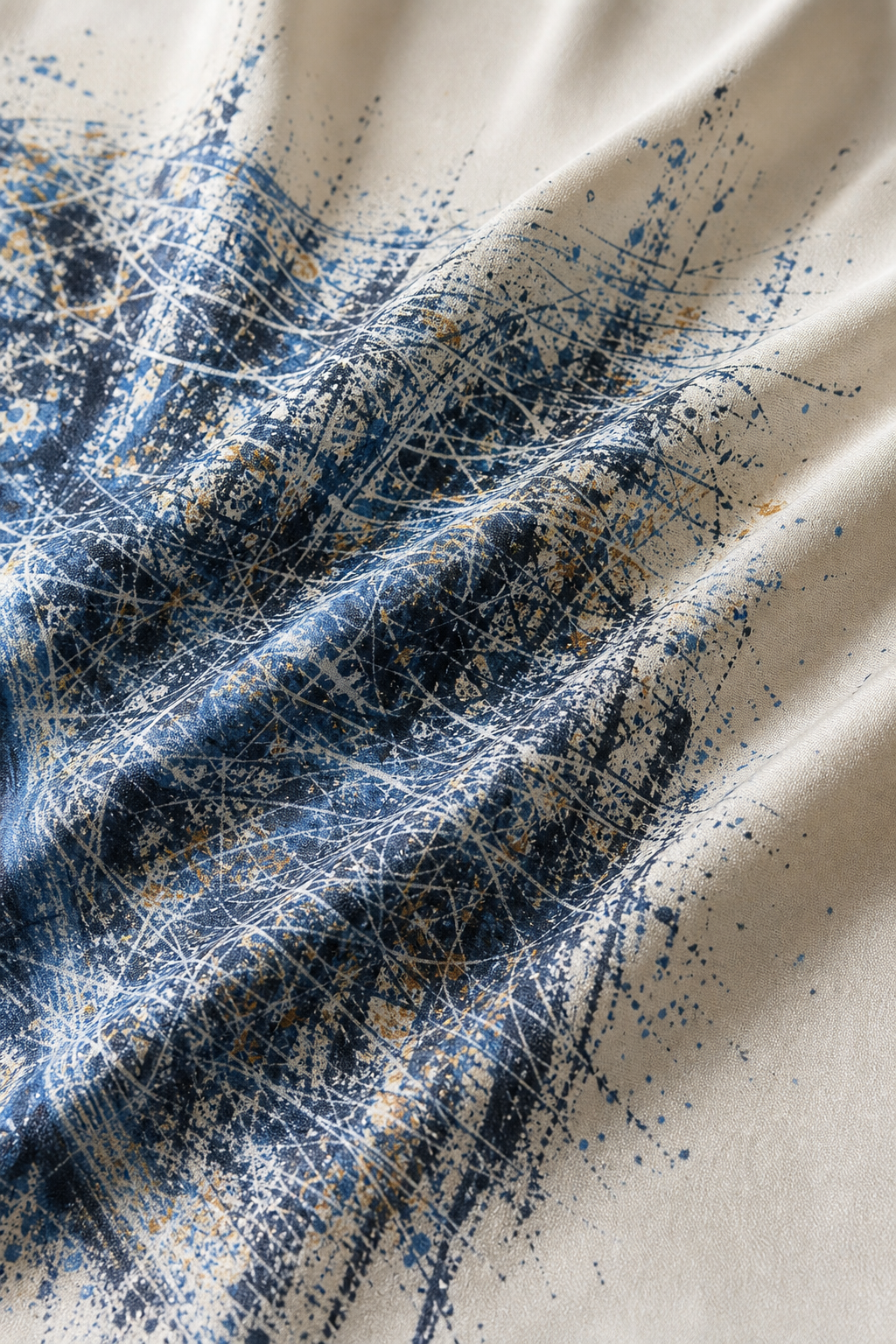 Material detail for L. Davydenko art scarf
