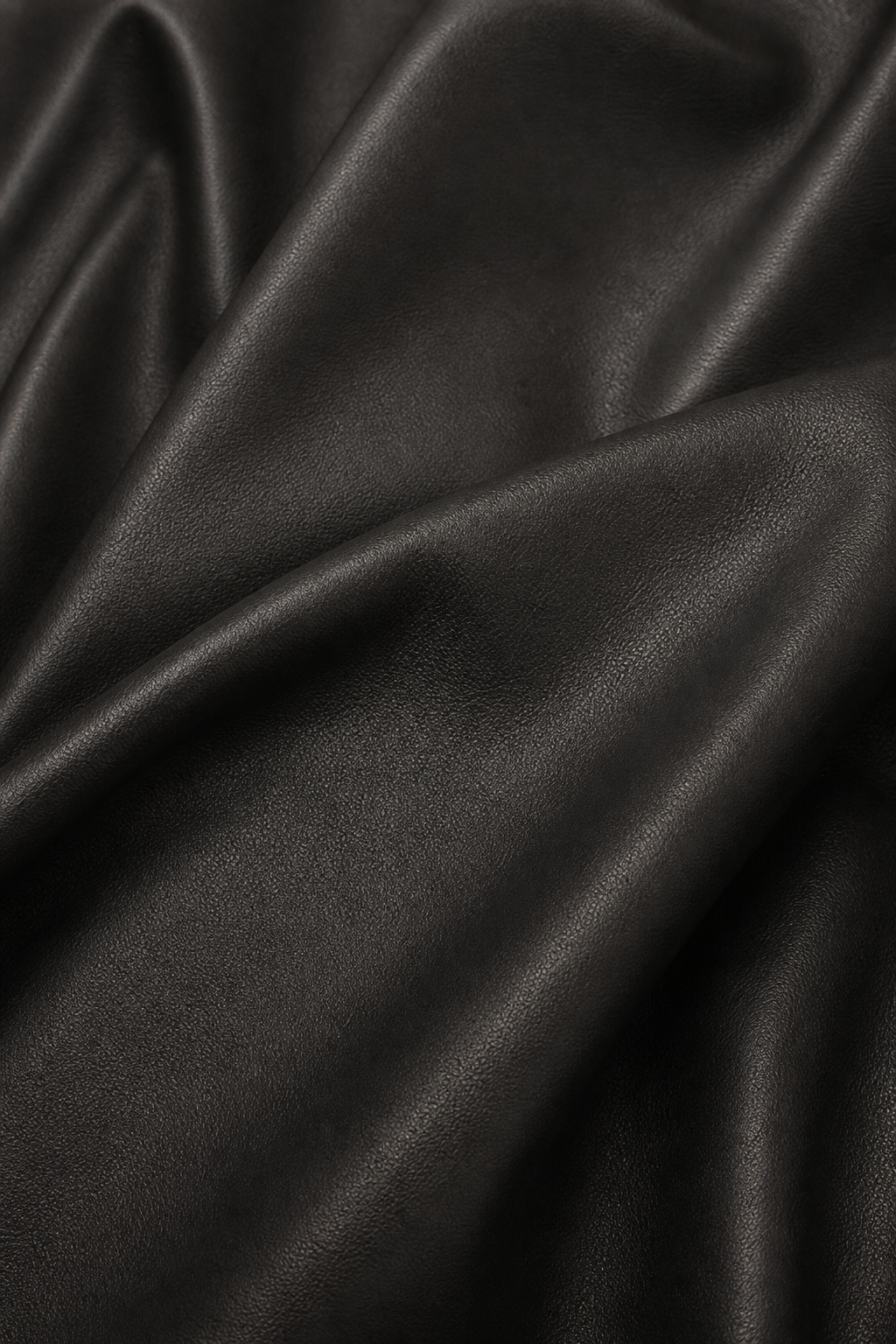 Material detail for London Black Cropped Trench Coat