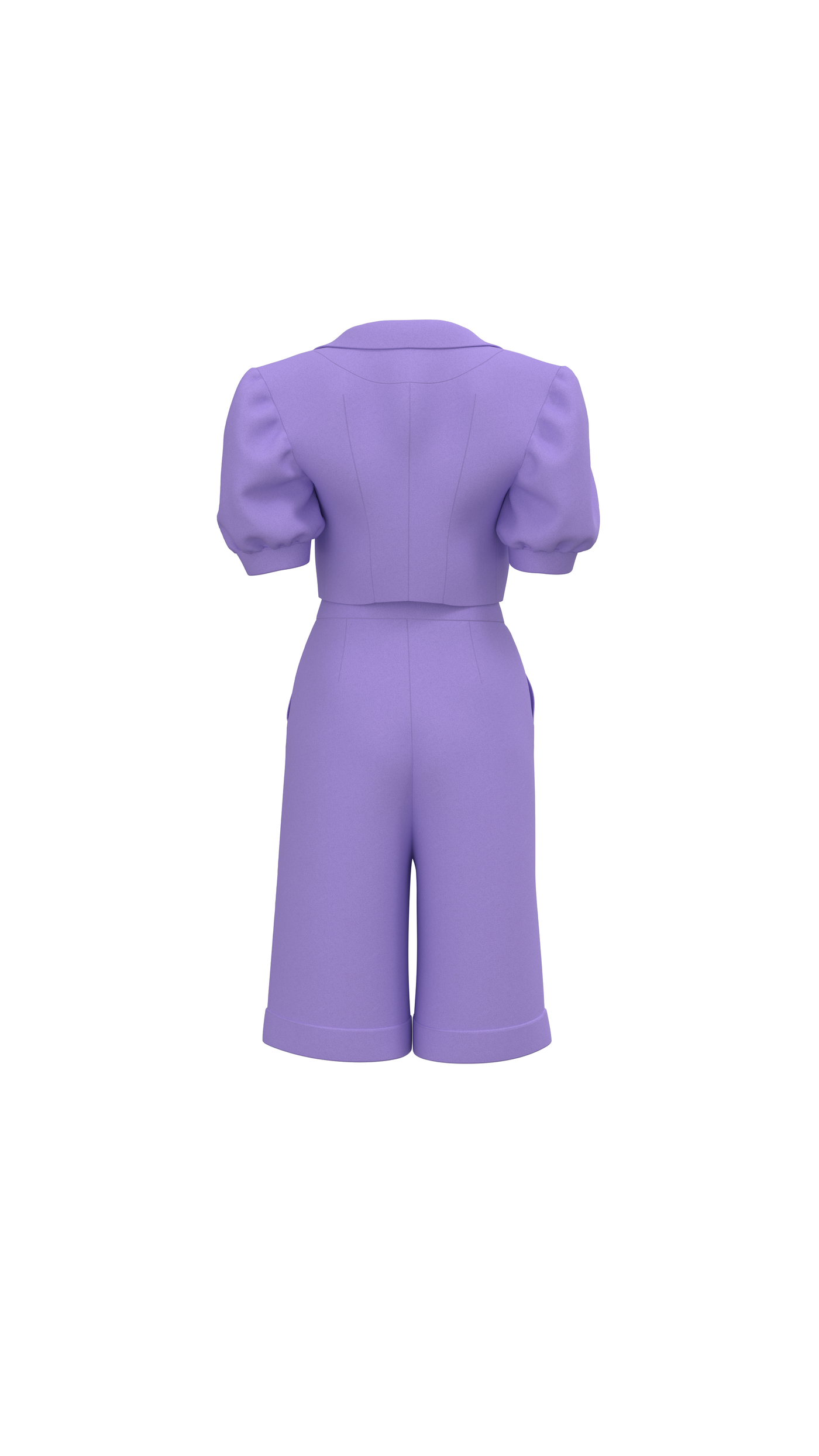 Linen lavender suit for women