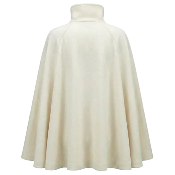 White cape on a white background