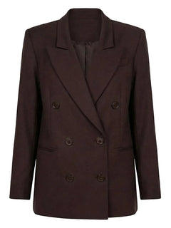 Brown blazer on a white background
