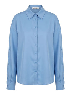 Light blue shirt with 'Bodino' label on a white background