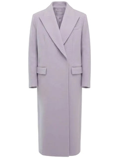 Light purple coat on a white background