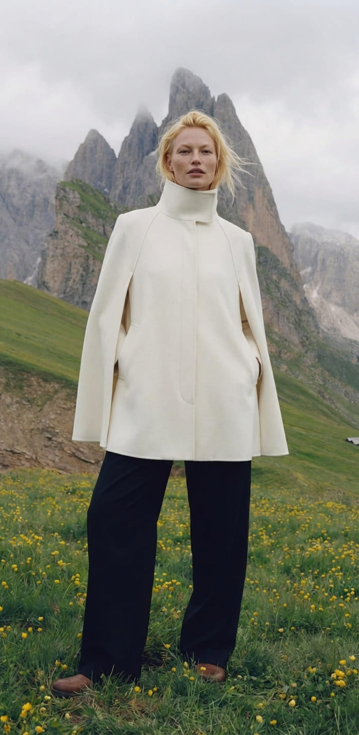 The Aura Wool Cape | BÚDZIKO