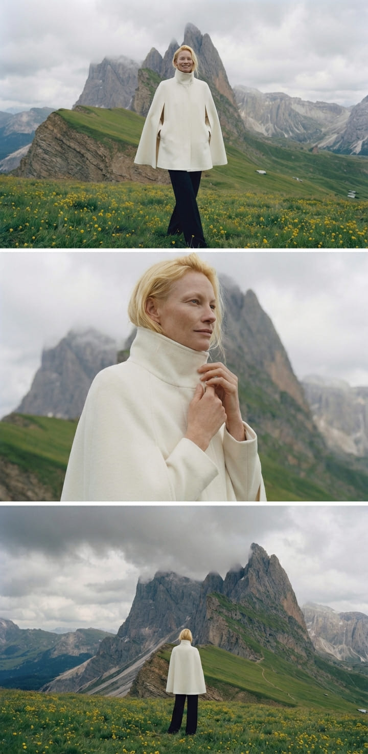 The Aura Wool Cape | BÚDZIKO