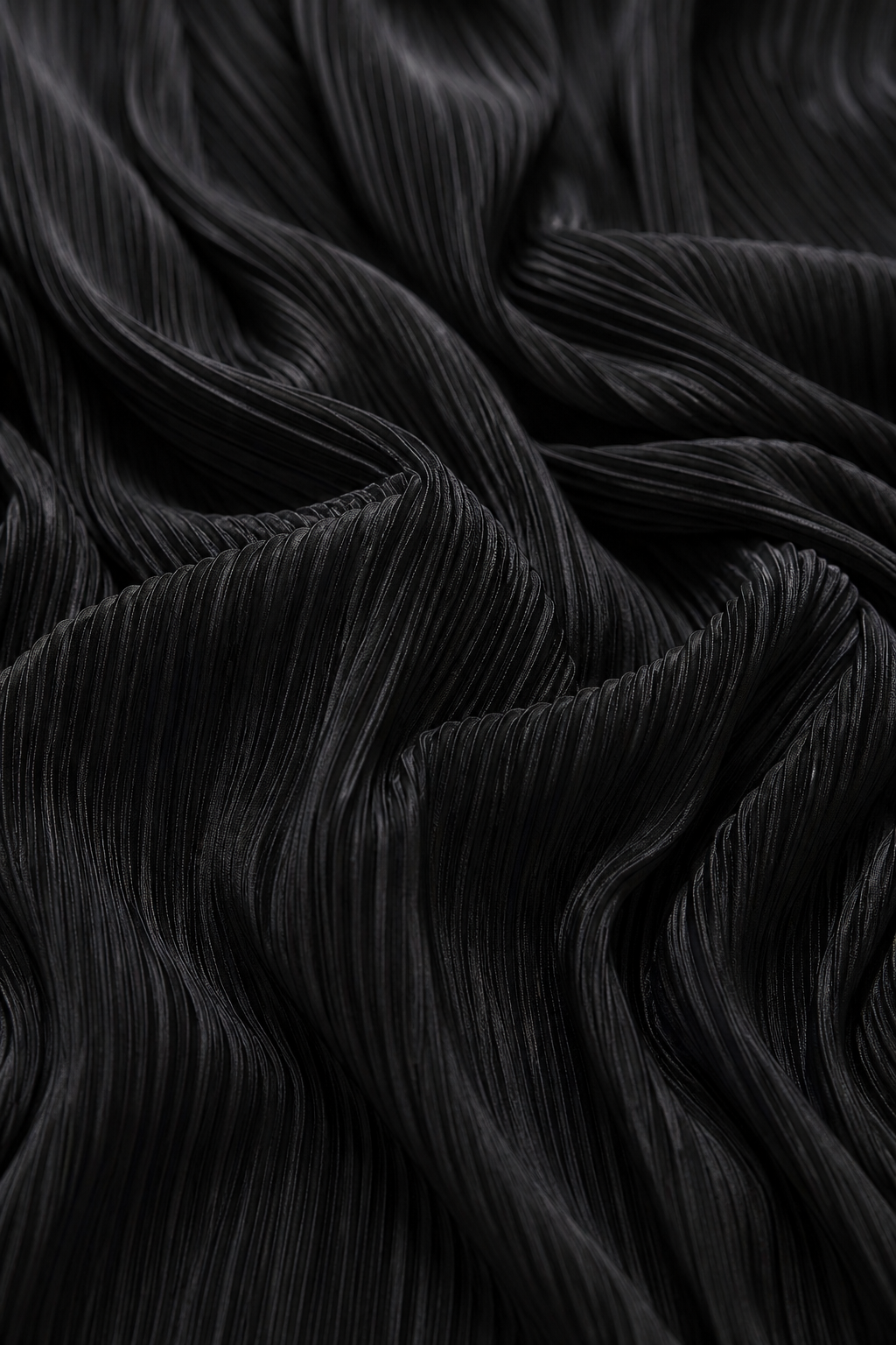 Material detail for Amelia Black Pleated Trousers