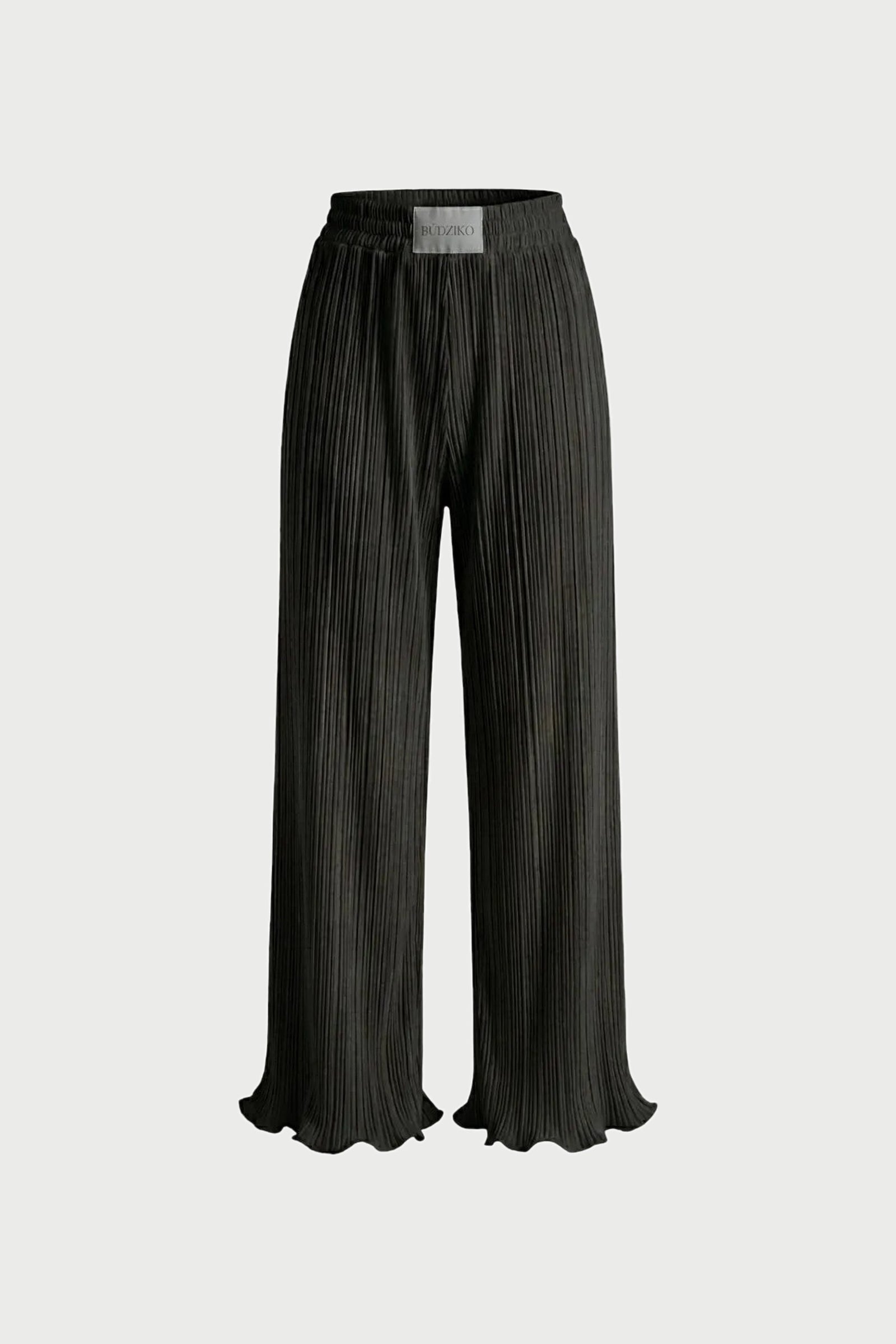 Amelia Black Pleated Trousers