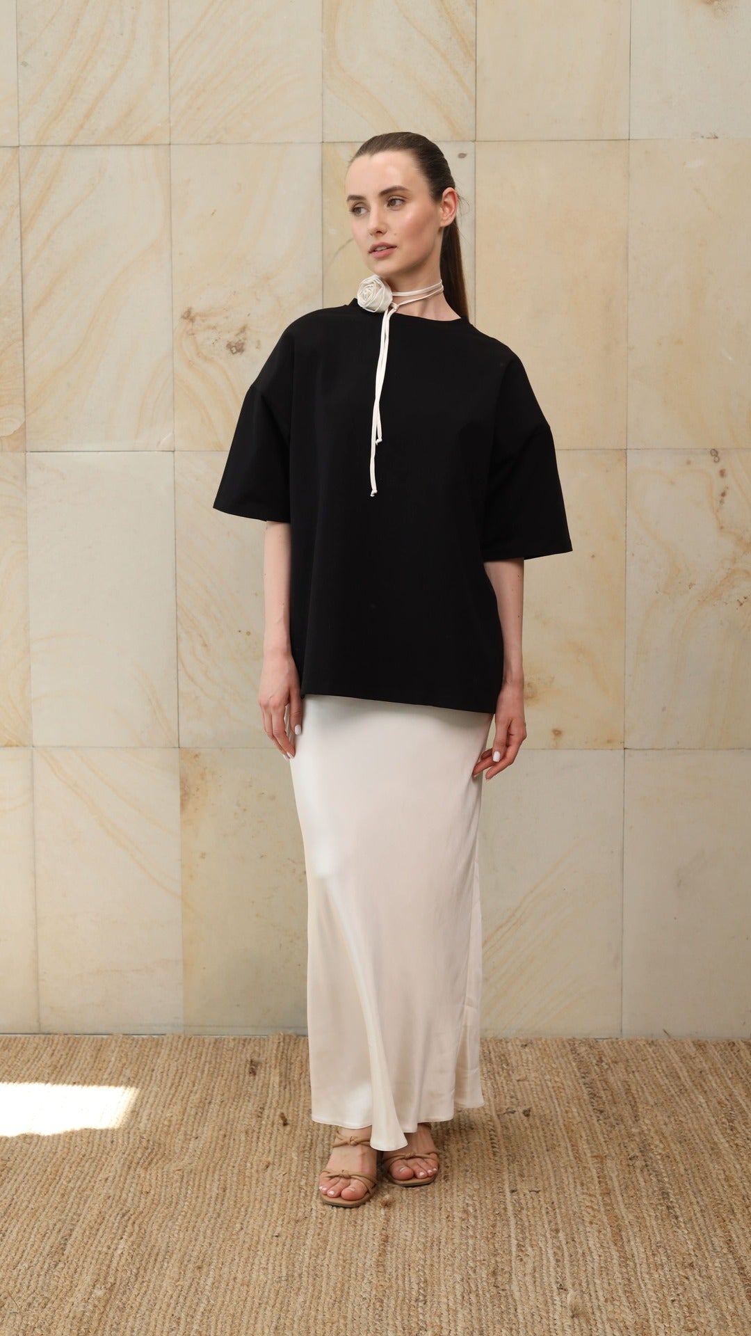 Oversized Creamy Tee — product view 5