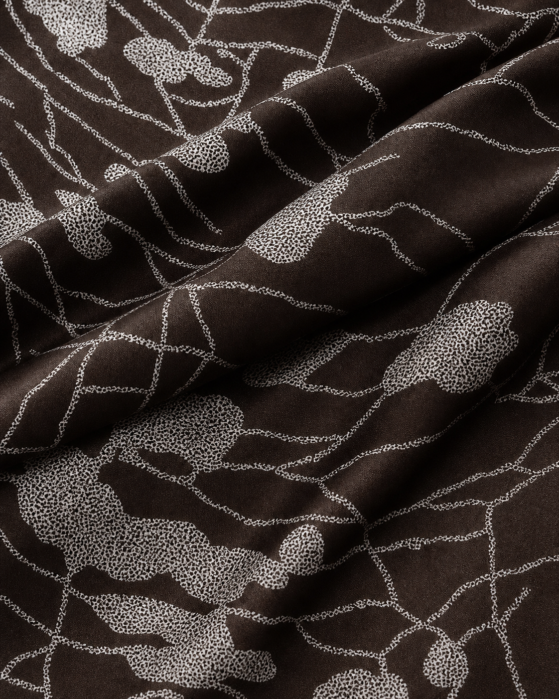 Material detail for Brown Silky Scarf