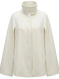 White cape on a white background