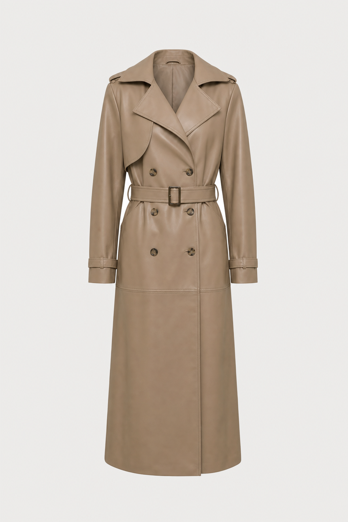 NYC Beige Maxi Trench Coat product image