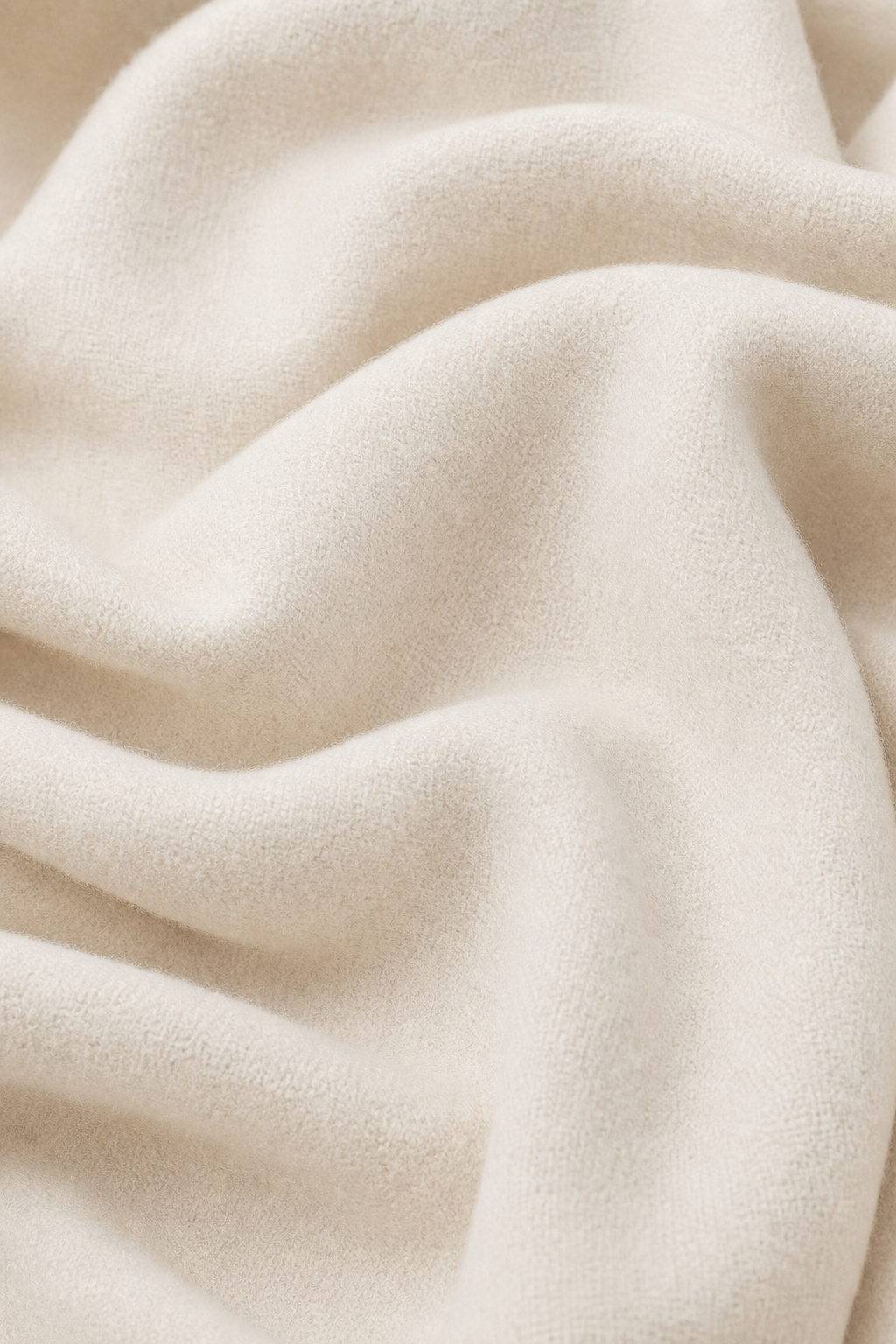 Material detail for Copenhagen Milky White Woolen Coat