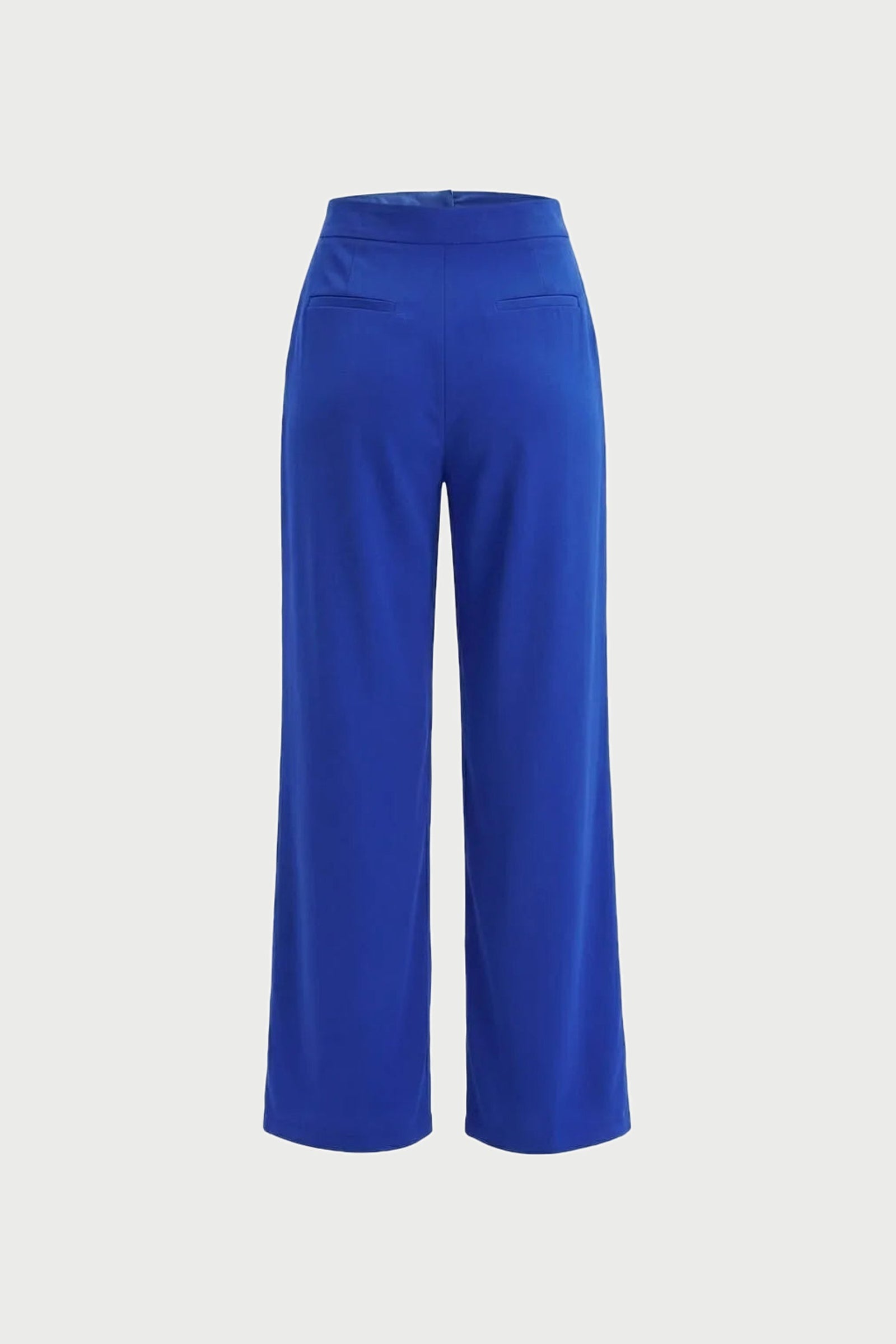 Natural Silk Electric Blue Pants