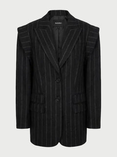 Emily Blazer with Exaggerated Shoulders