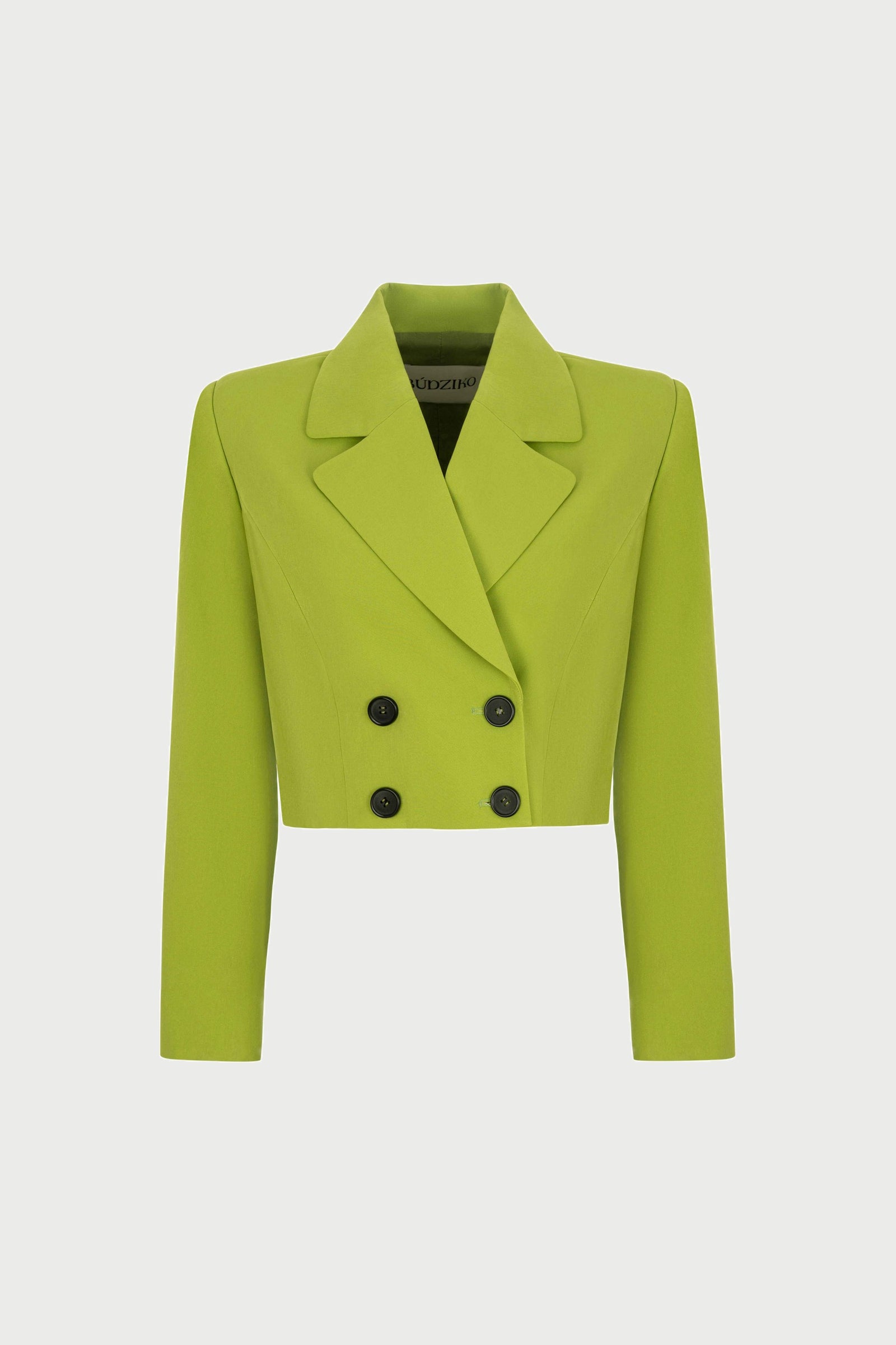 Lime Green Cropped Blazer