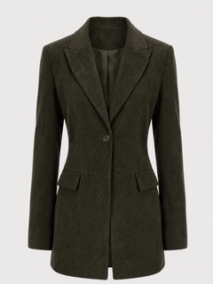 Scarlett Hourglass Khaki Blazer