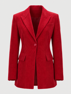 Scarlett Hourglass Red Blazer