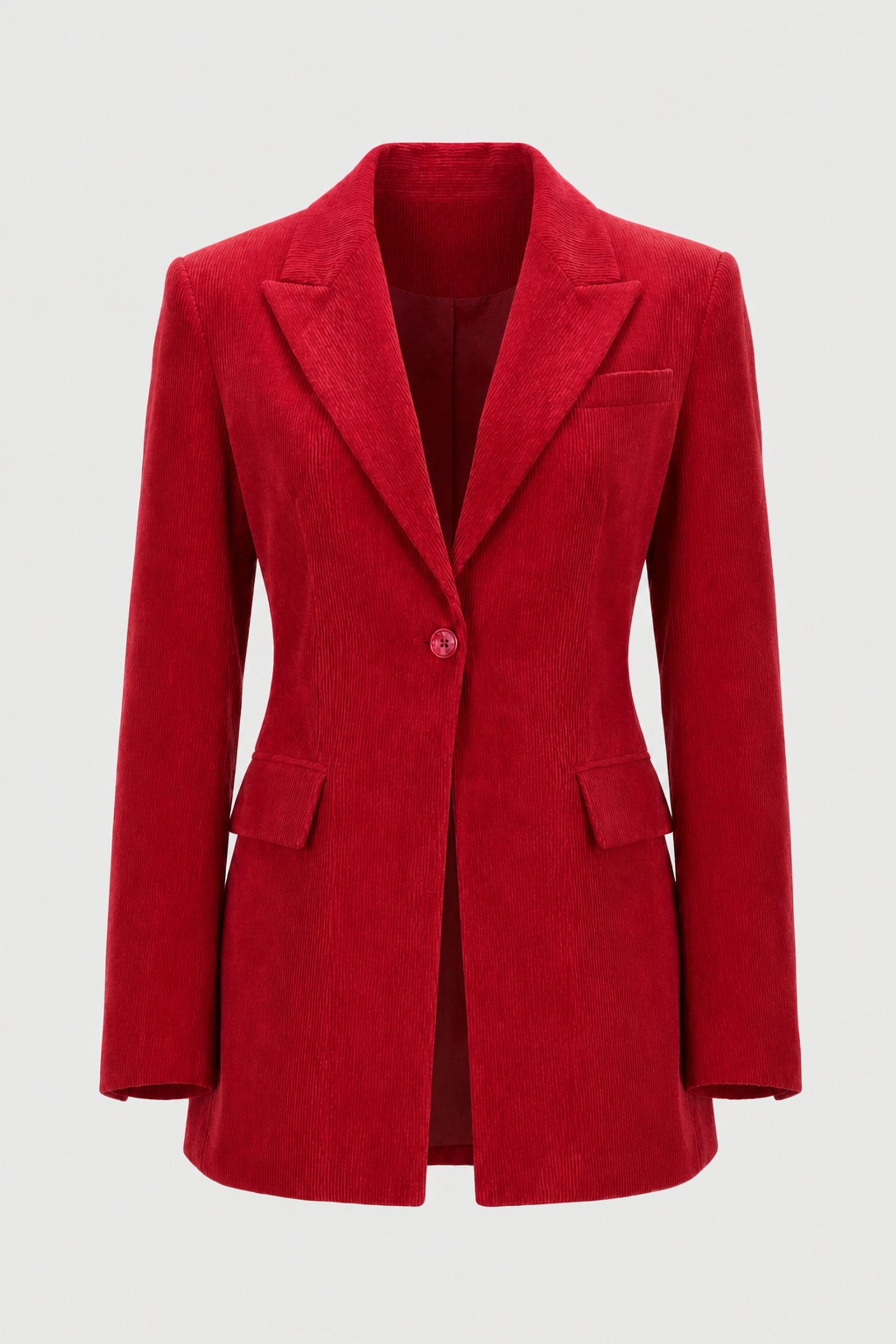 Scarlett Hourglass Red Blazer