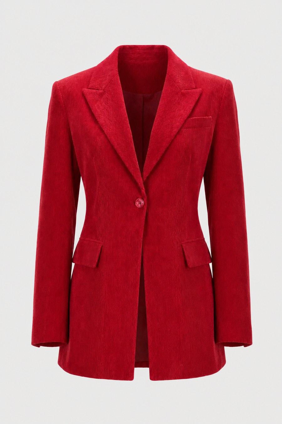 Scarlett Hourglass Red Blazer