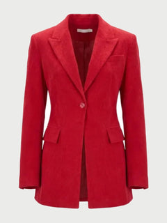 Scarlett Hourglass Red Blazer