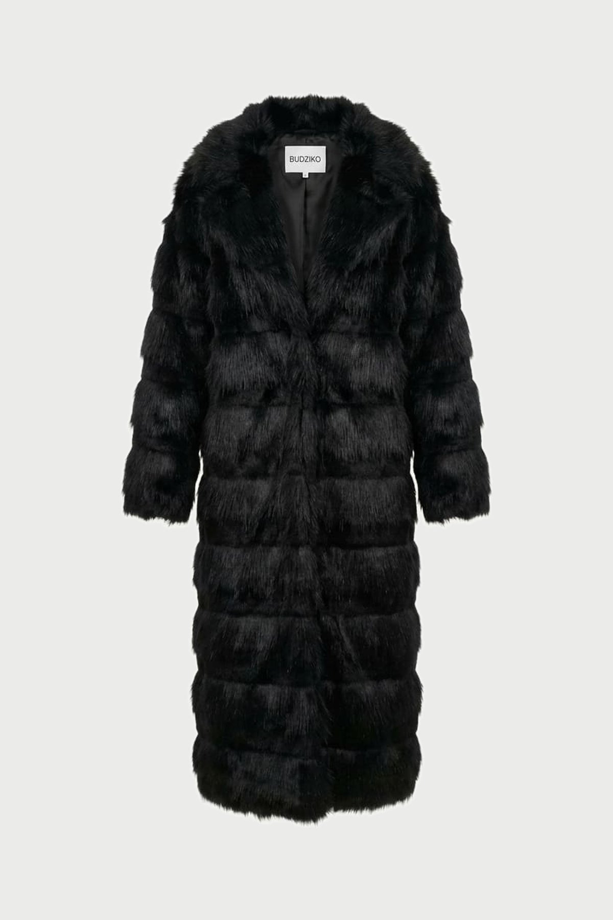 Jacqueline Faux Fur Black Coat product image