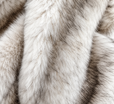 Faux fur, lining 100% viscose