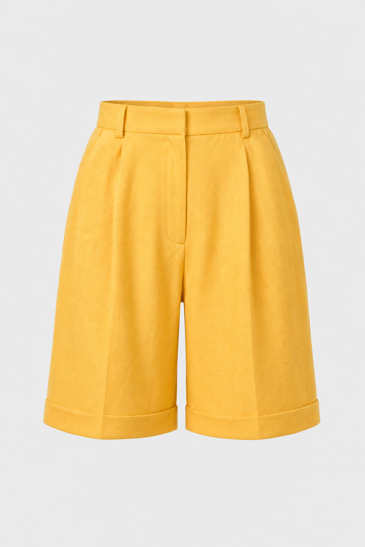 Marshmallow Linen Yellow Shorts product image