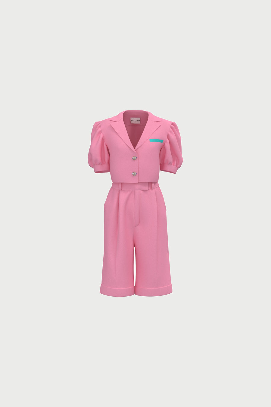Marshmallow Linen Pink Shorts