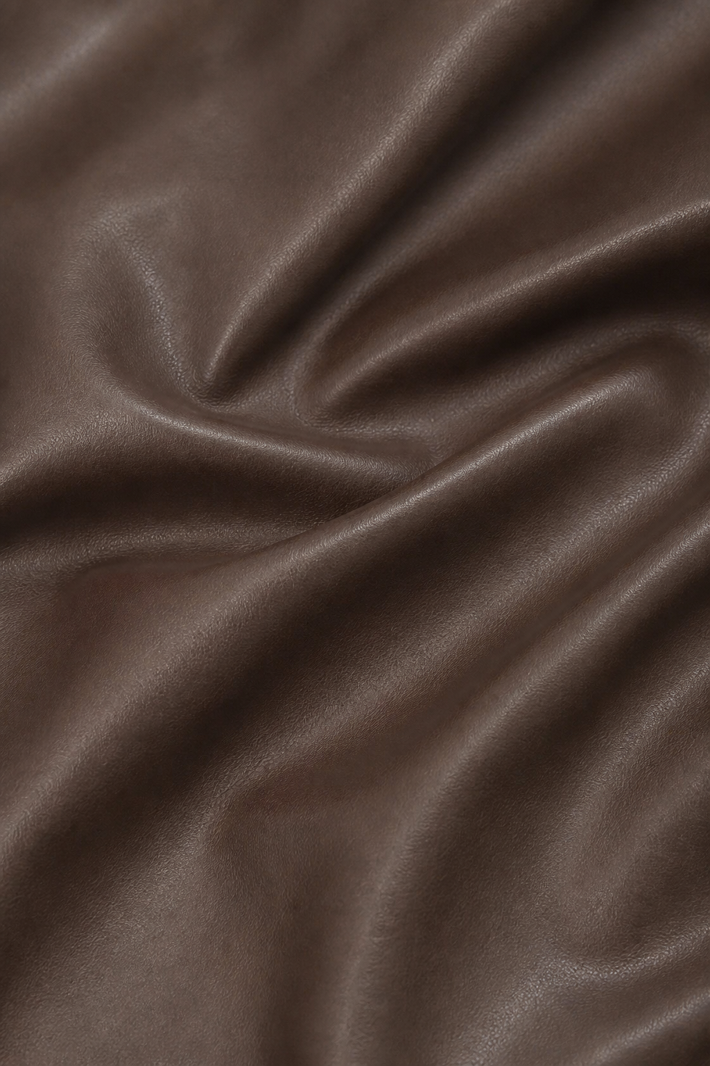 Material detail for London Brown Cropped Trench Coat