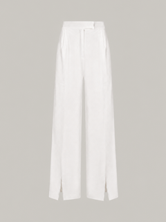 Paris Milky White Palazzo Pants