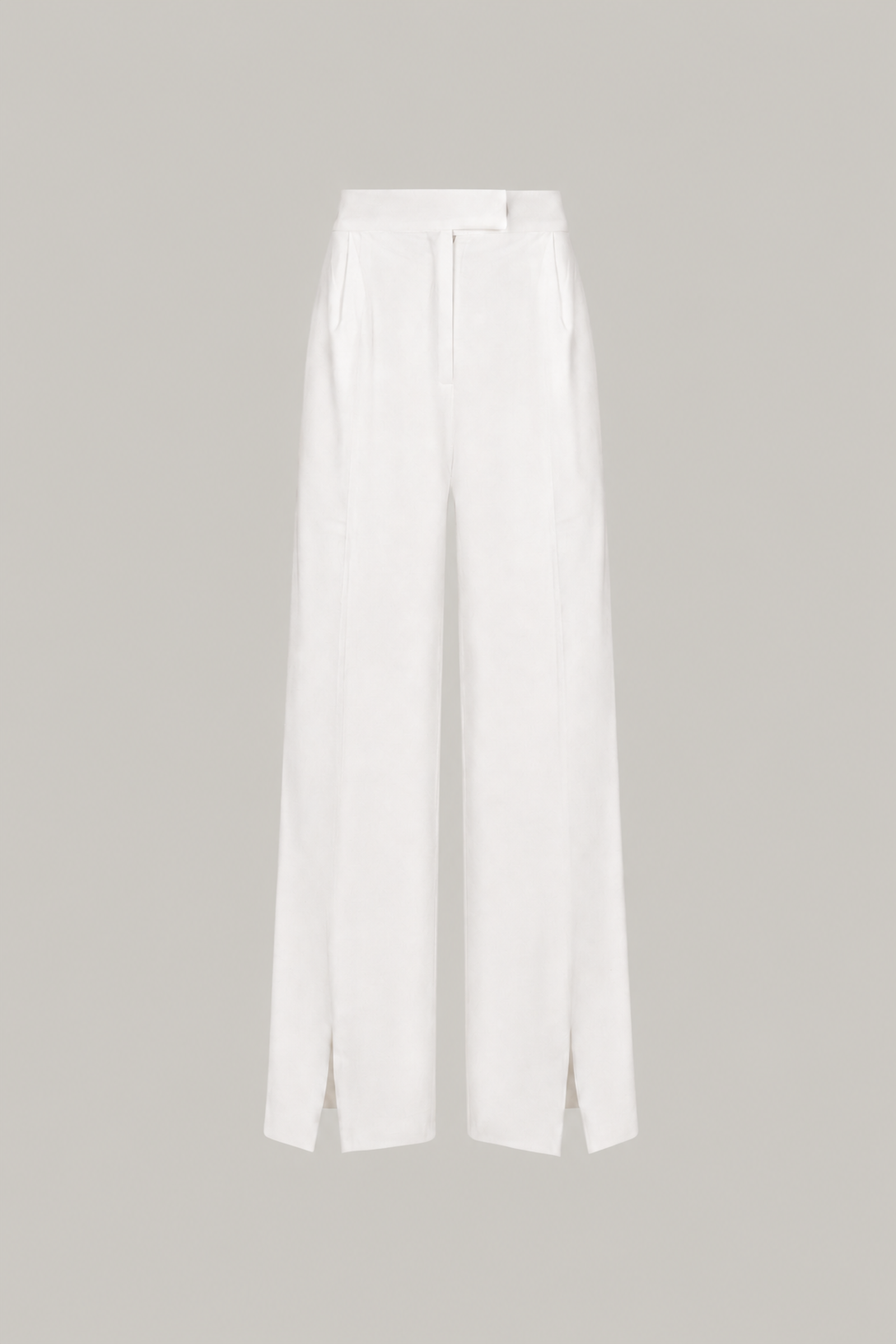 Paris Milky White Palazzo Pants