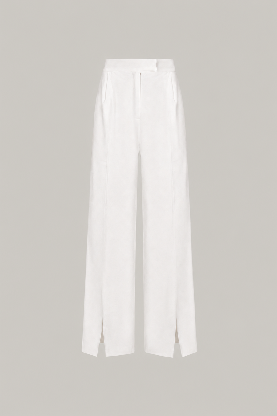 Paris Milky White Palazzo Pants