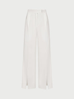 Paris Milky White Palazzo Pants