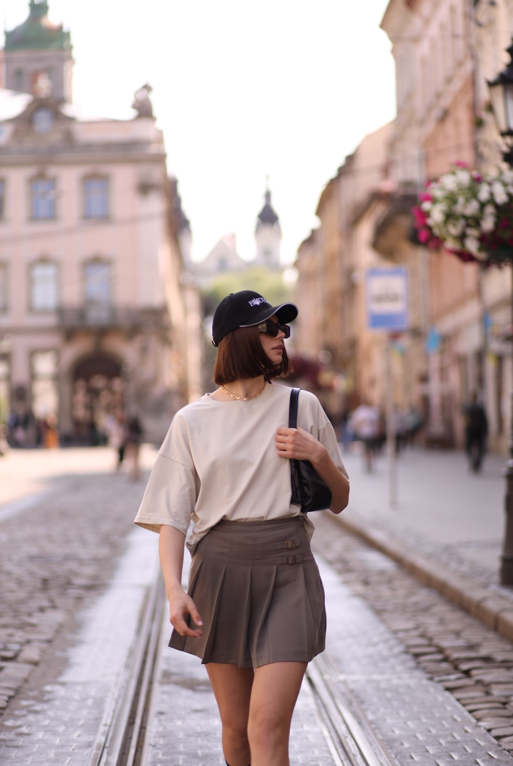 Monica Pleated Mini Skort — product view 7