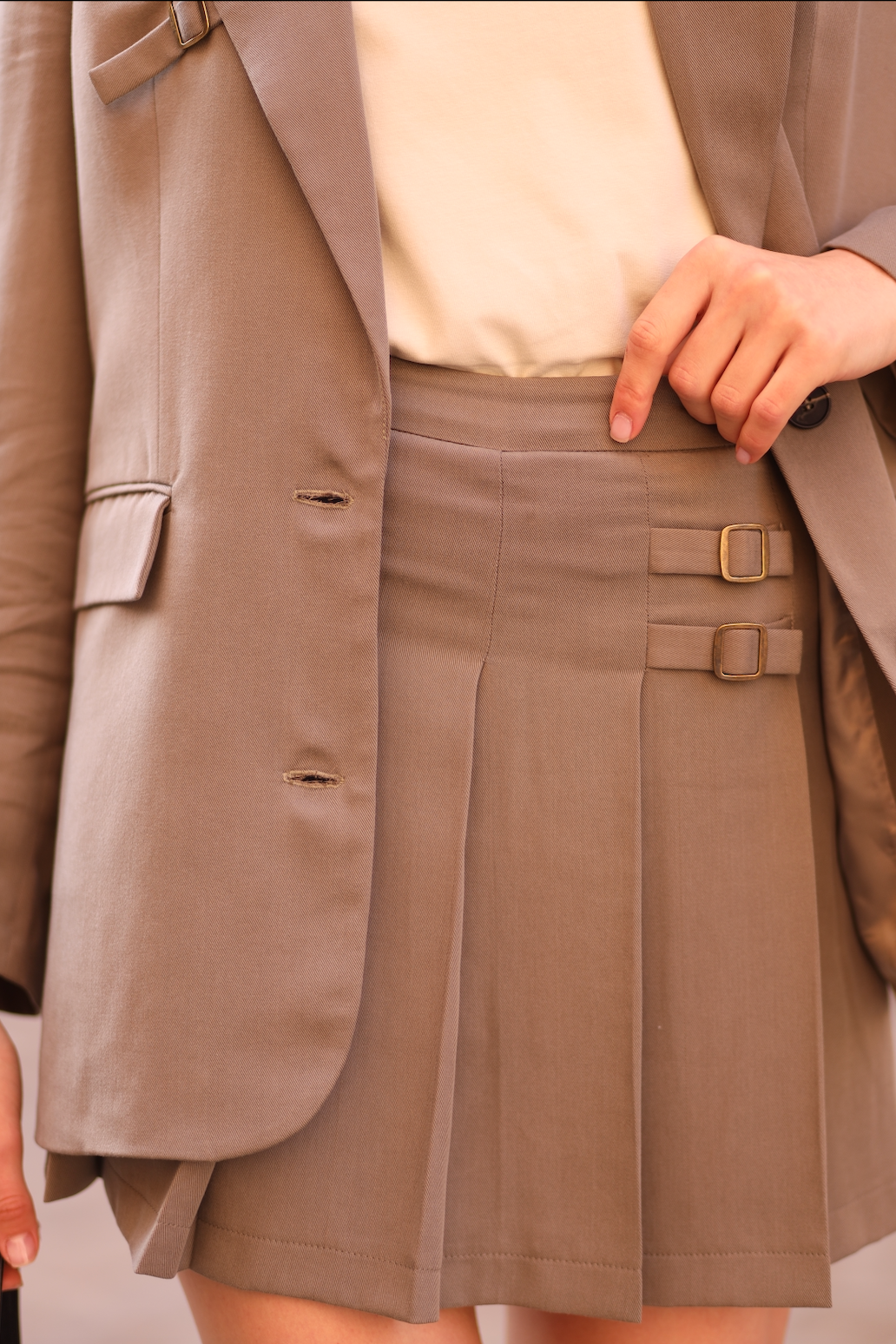 Monica Pleated Mini Skort — product view 5