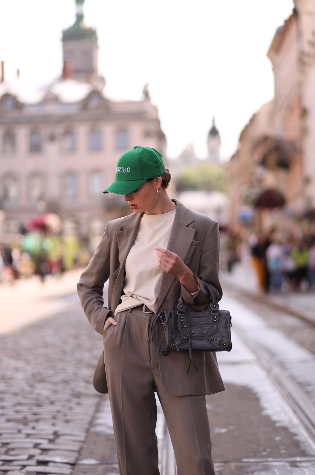 classic straight khaki pants for women