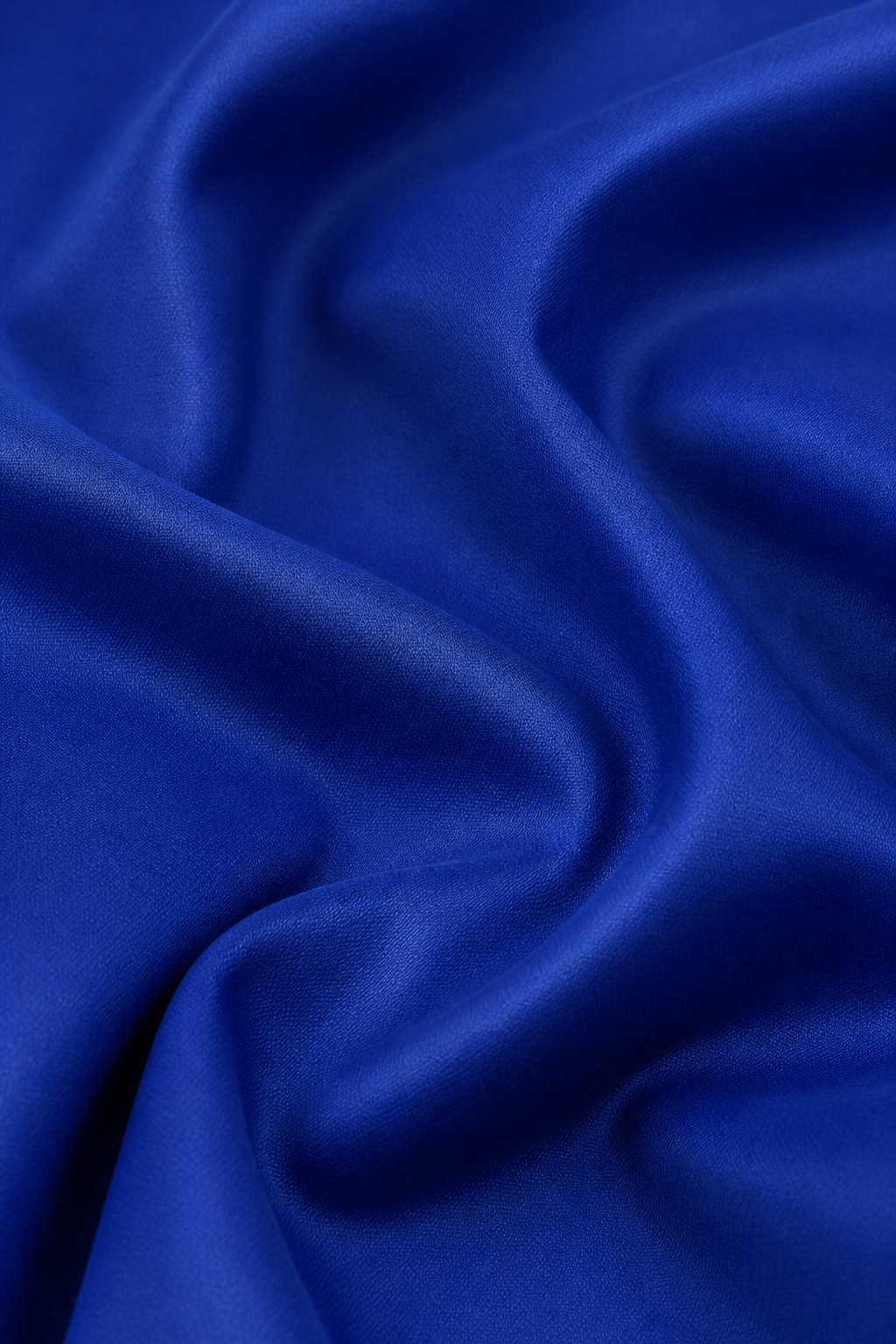 Material detail for Natural Silk Electric Blue Shirt