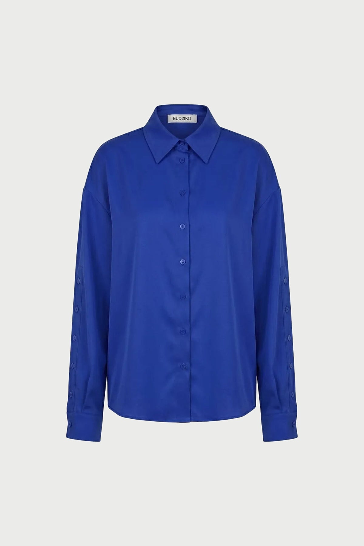 Natural Silk Electric Blue Shirt product image