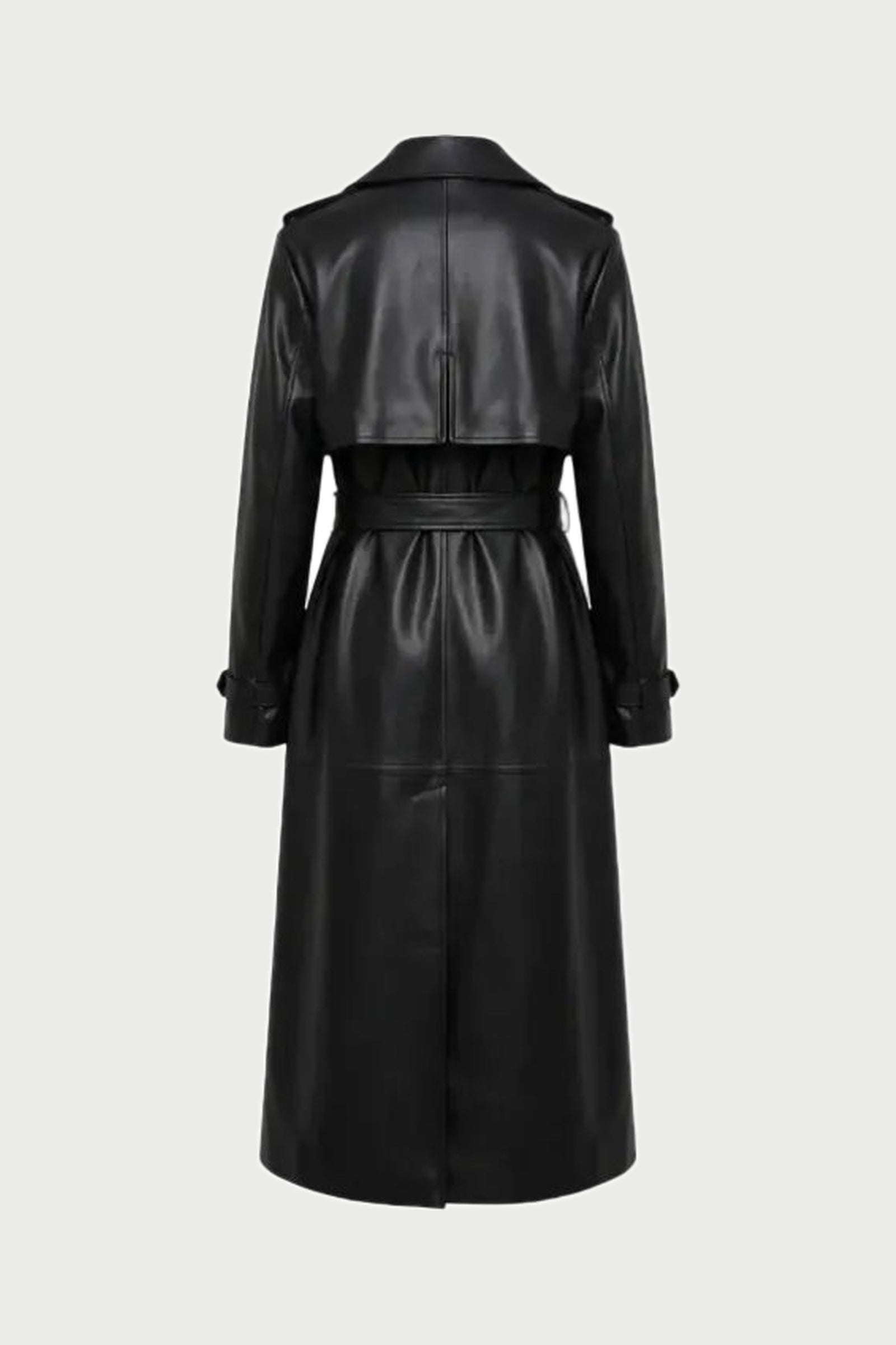 NYC Black Maxi Trench Coat