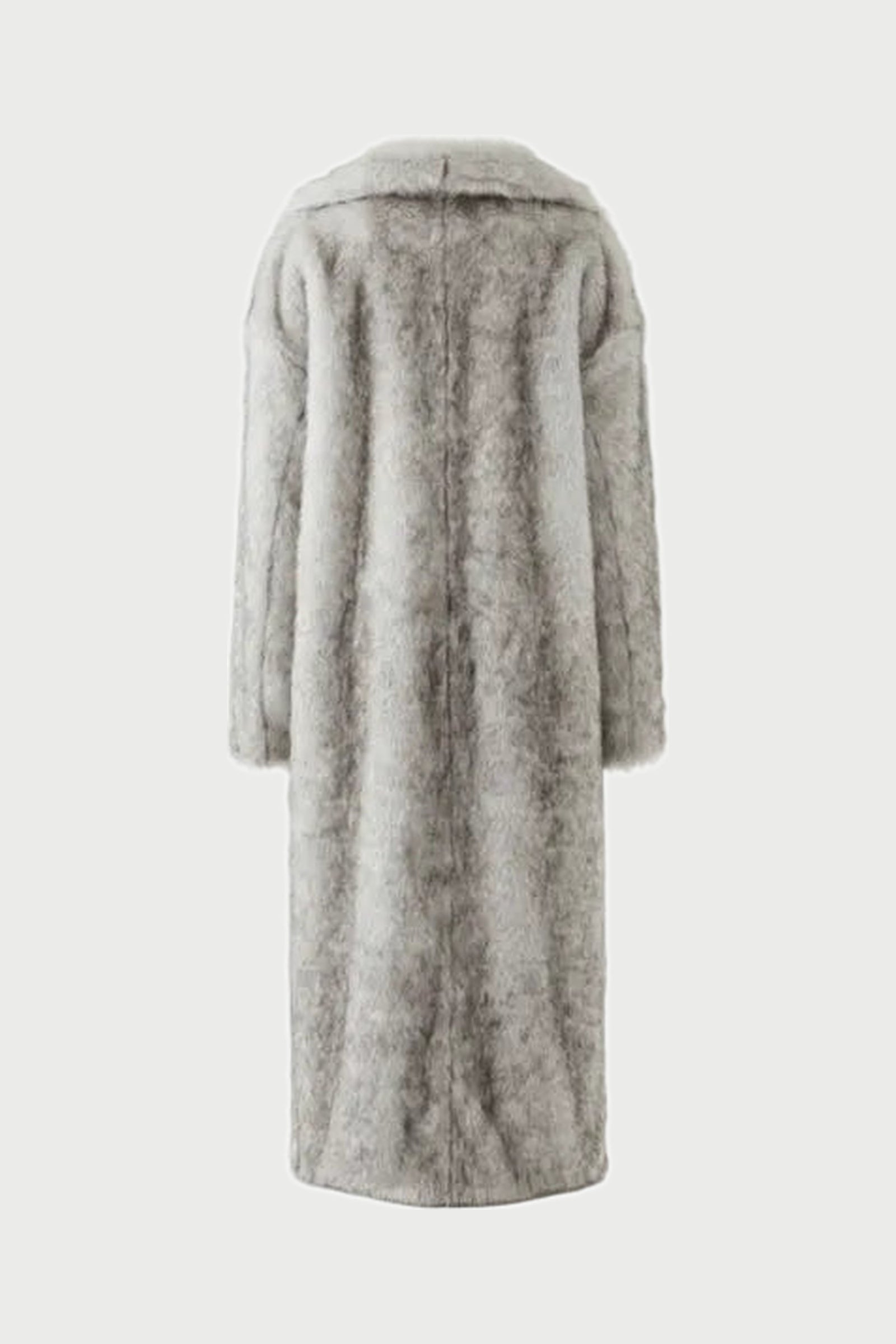 Jacqueline Faux Fur Grey Coat
