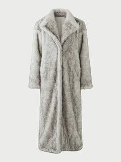 Jacqueline Faux Fur Grey Coat