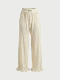 Amelia Creamy Pleated Pants