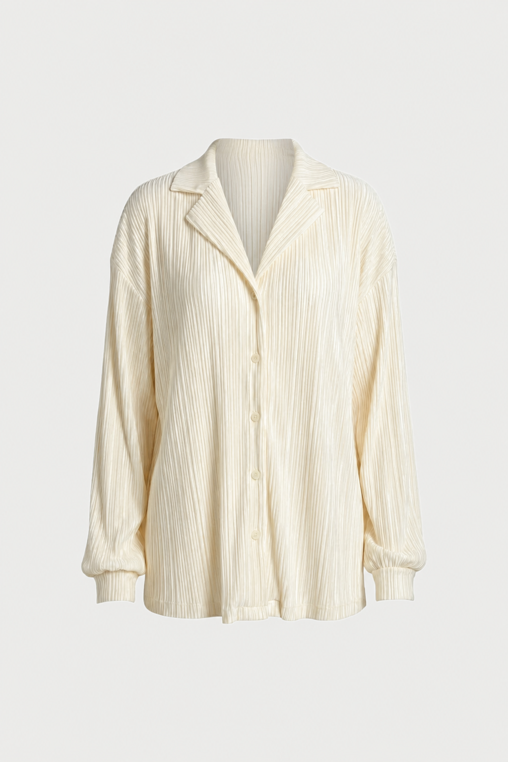 Amelia Creamy Pleated Shirt product image