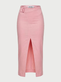 Rosé Asymmetric Skirt