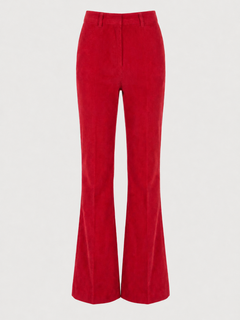Scarlett Red Flared Pants