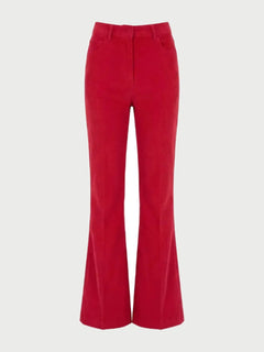 Scarlett Red Flared Pants