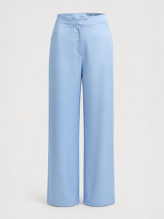 Natural Silk Baby Blue Pants