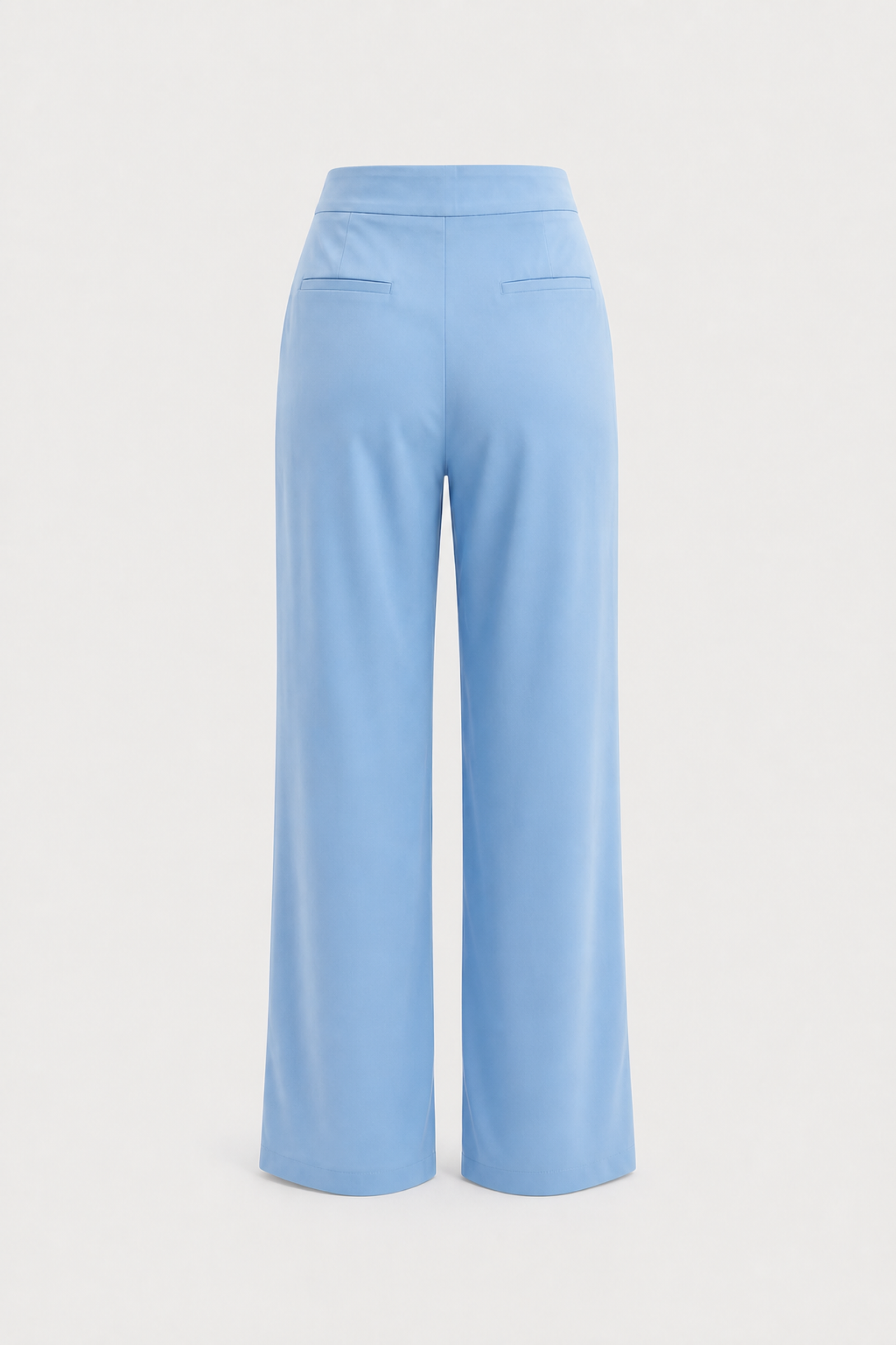 Natural Silk Baby Blue Pants