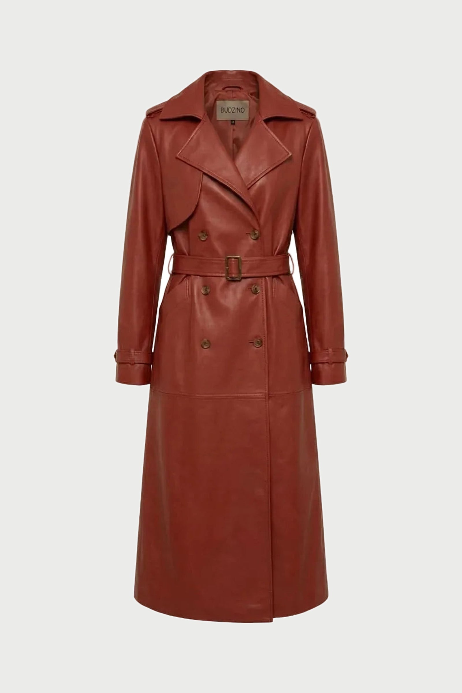 NYC Terracotta Maxi Trench Coat